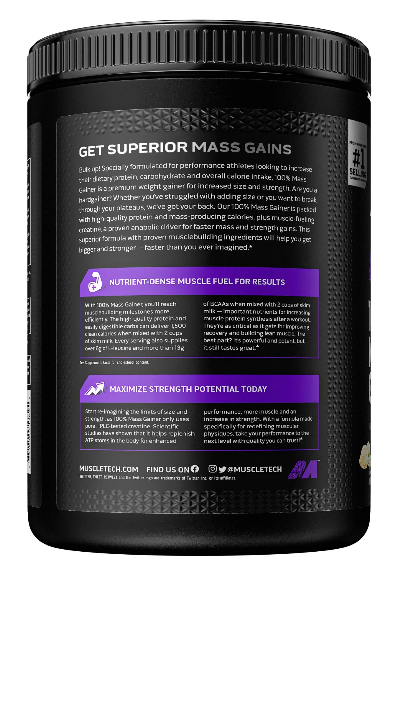 Foto 7 pulgar | Proteína En Polvo Mass Gainer Muscletech 100% Mass Gainer, 2,34 Kg - Venta Internacional.
