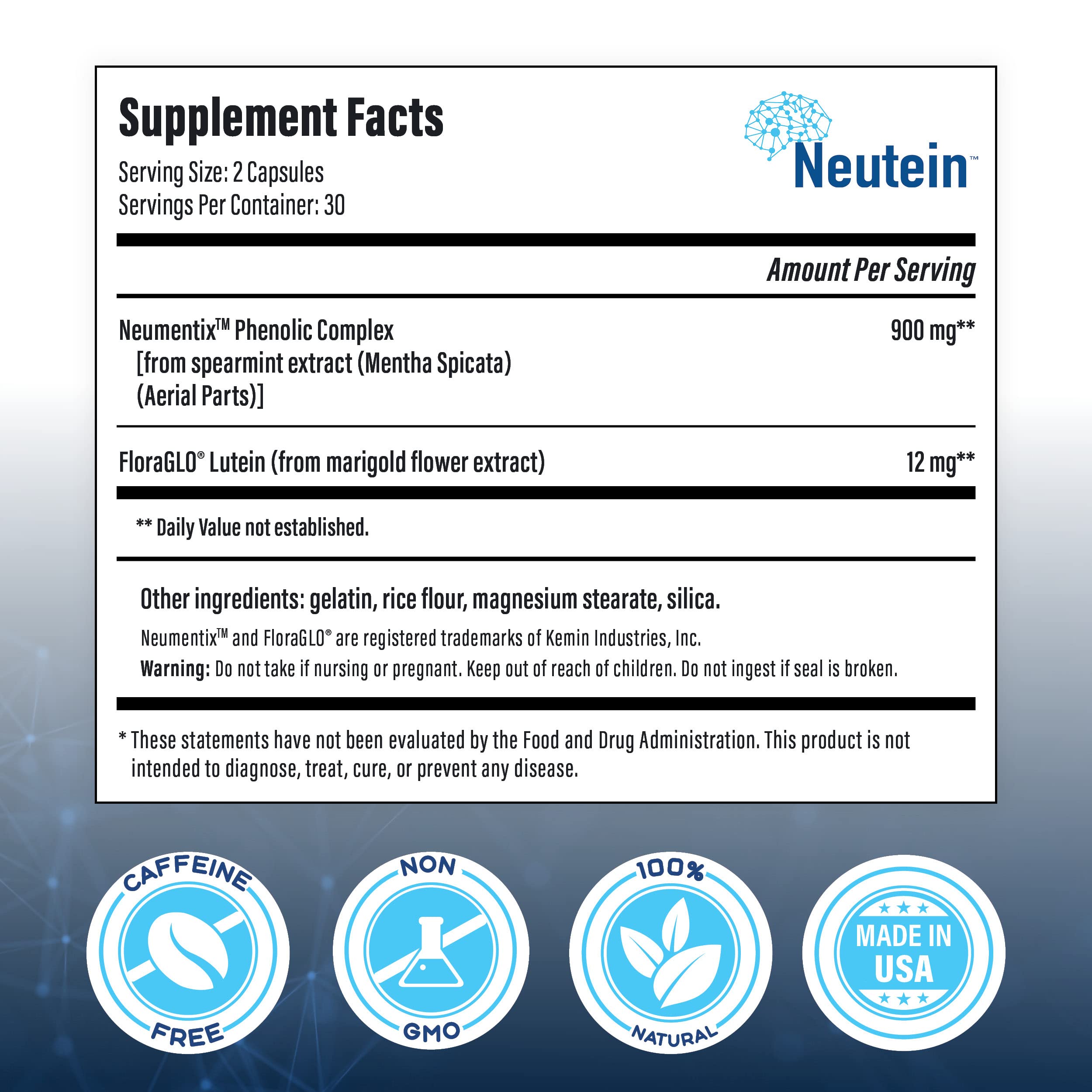 Foto 7 pulgar | Suplemento De Neuteína, Estimulador Natural De La Memoria, Salud Cerebral, 60 Ca - Venta Internacional.