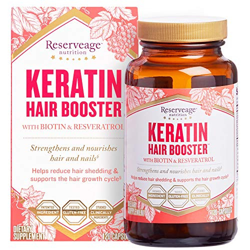 Suplemento Reserveage Keratin Hair Booster 120 Cápsulas - Venta Internacional.