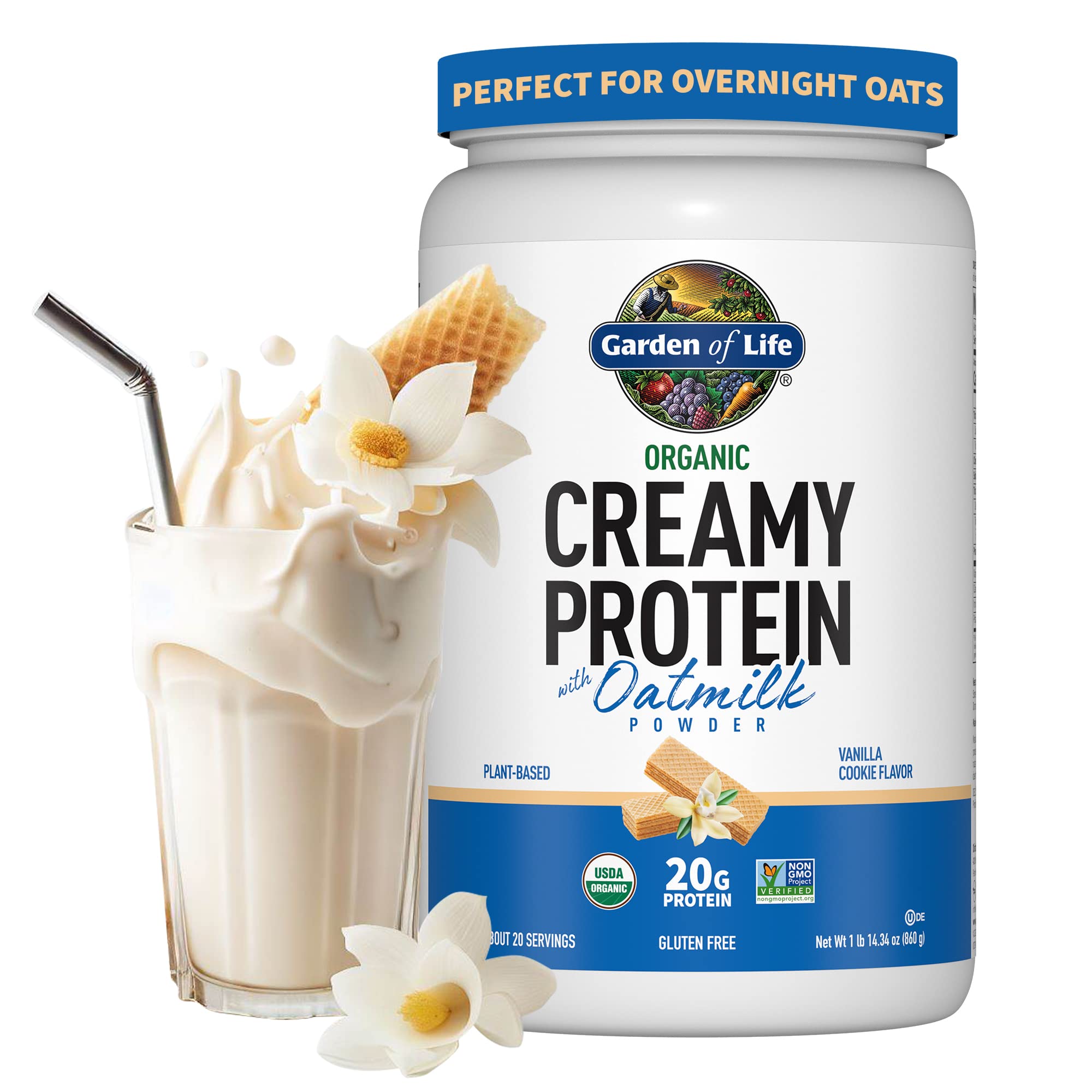 Galleta Cremosa De Vainilla Garden Of Life Con Proteína En Polvo 860 G - Venta Internacional.