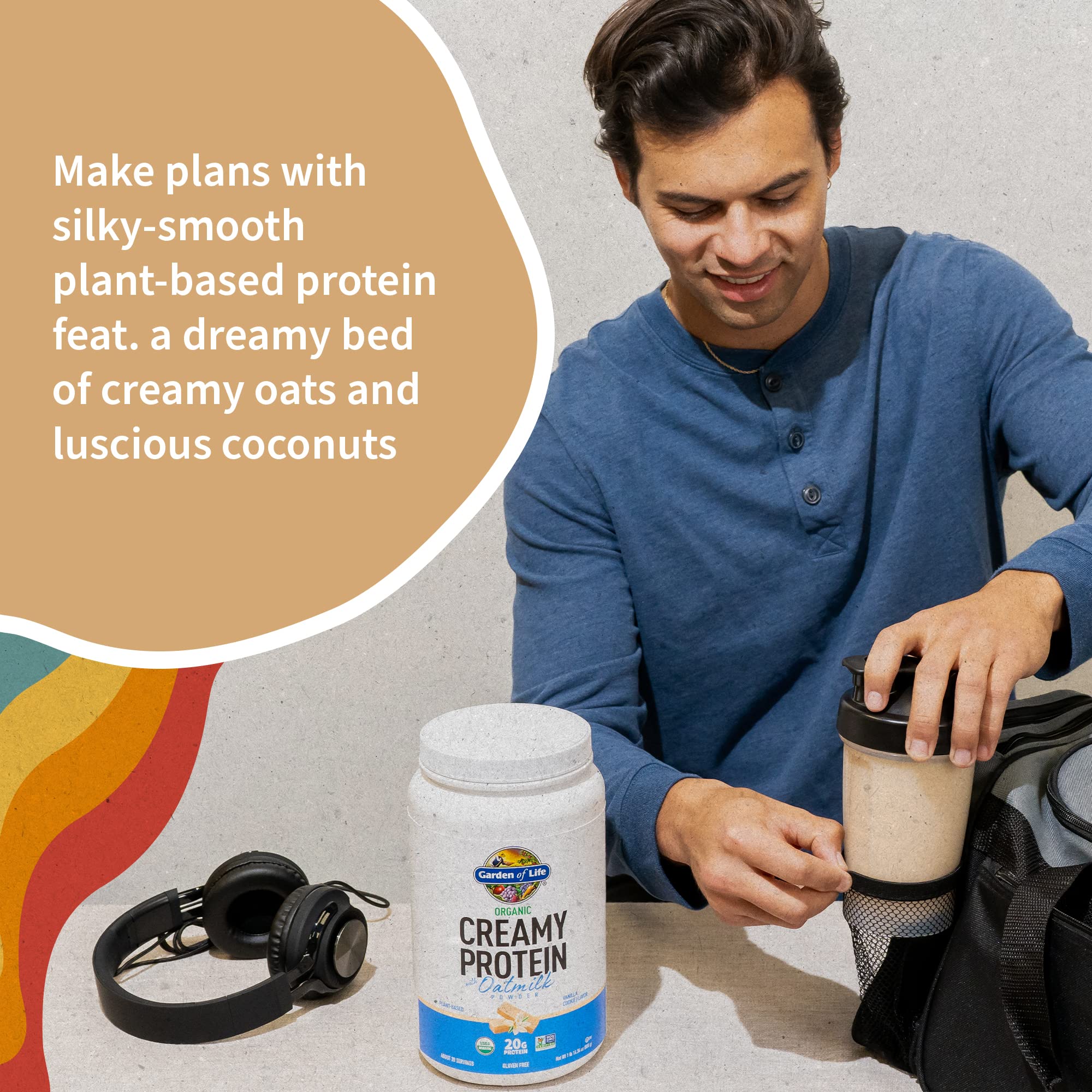 Foto 4 pulgar | Galleta Cremosa De Vainilla Garden Of Life Con Proteína En Polvo 860 G - Venta Internacional.