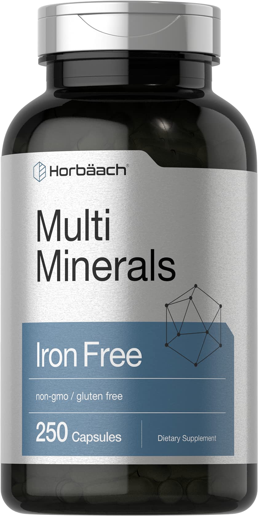 Foto 1 | Suplemento Horbaach Multi Minerals 250 Cápsulas Sin Hierro - Venta Internacional.