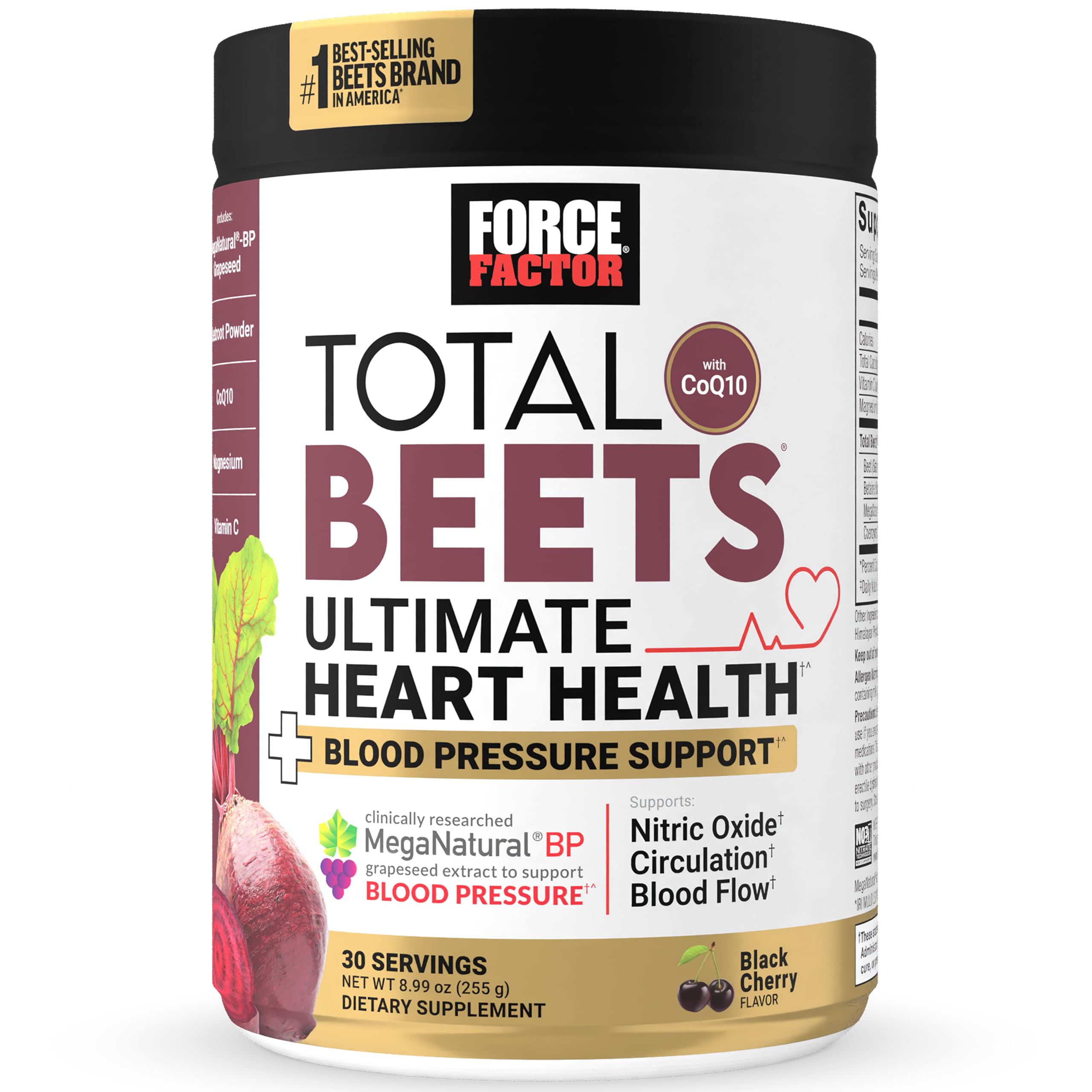Foto 2 pulgar | Suplemento Force Factor Total Beets Heart Health 30 Porciones - Venta Internacional.