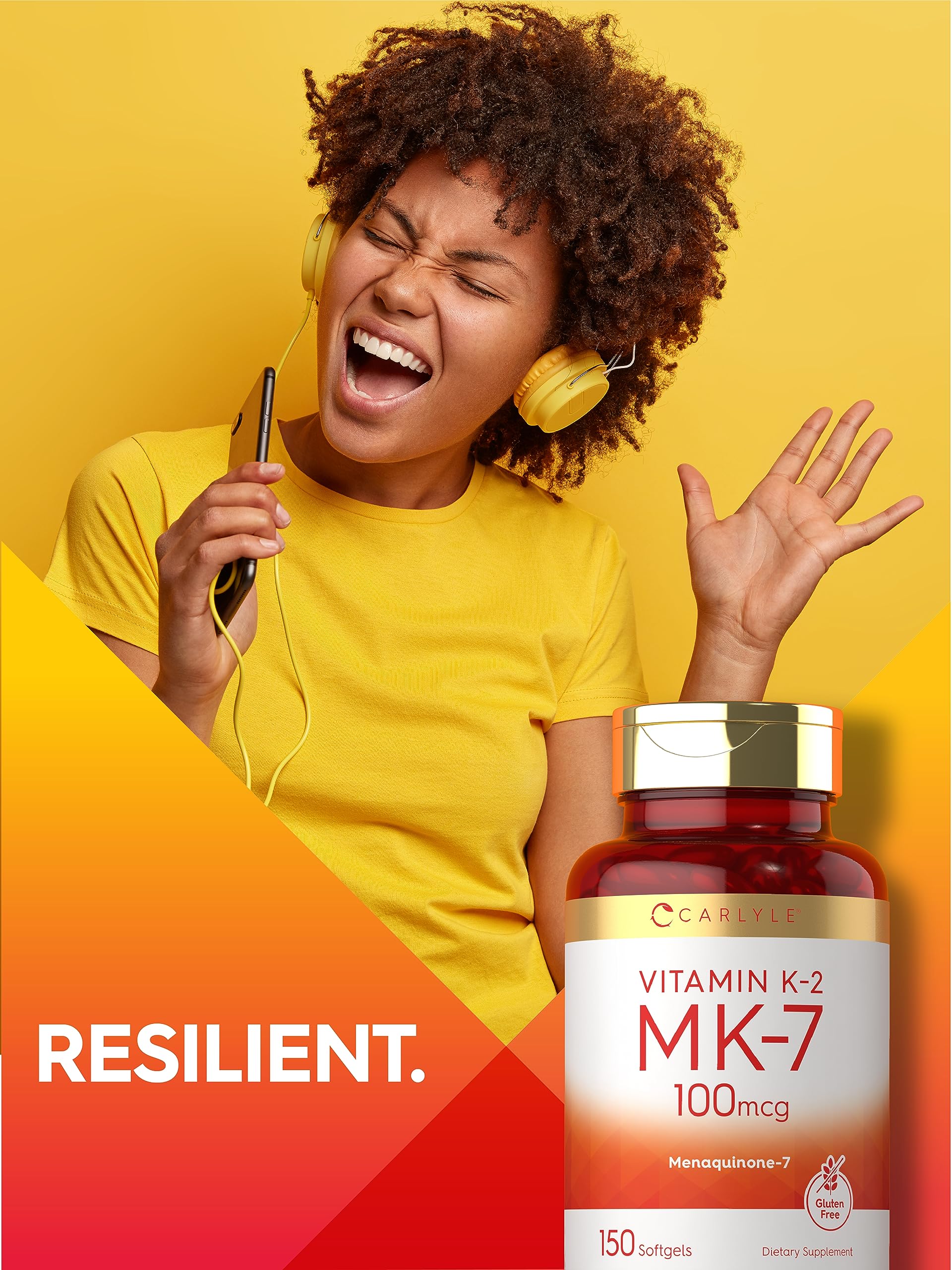 Foto 7 | Suplemento Carlyle De Vitamina K2 Mk7 100 Mcg 150 Cápsulas Blandas - Venta Internacional.
