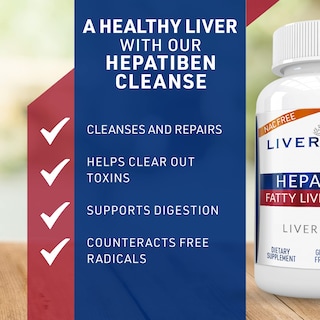 Foto 5 | Suplemento Liver Detox Cleanse Hepatiben Liver Medic - Venta Internacional.