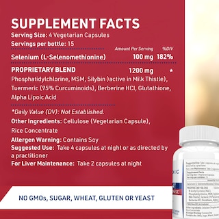 Foto 7 | Suplemento Liver Detox Cleanse Hepatiben Liver Medic - Venta Internacional.
