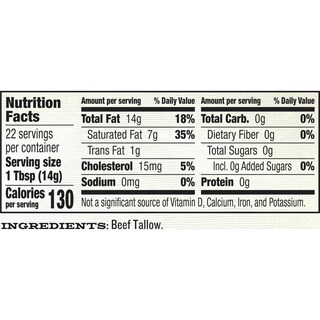 Foto 7 | Cooking Fat Epic Beef Beef Sebo, Alimentado Con Pasto, Keto Whole30, 325 Ml - Venta Internacional.