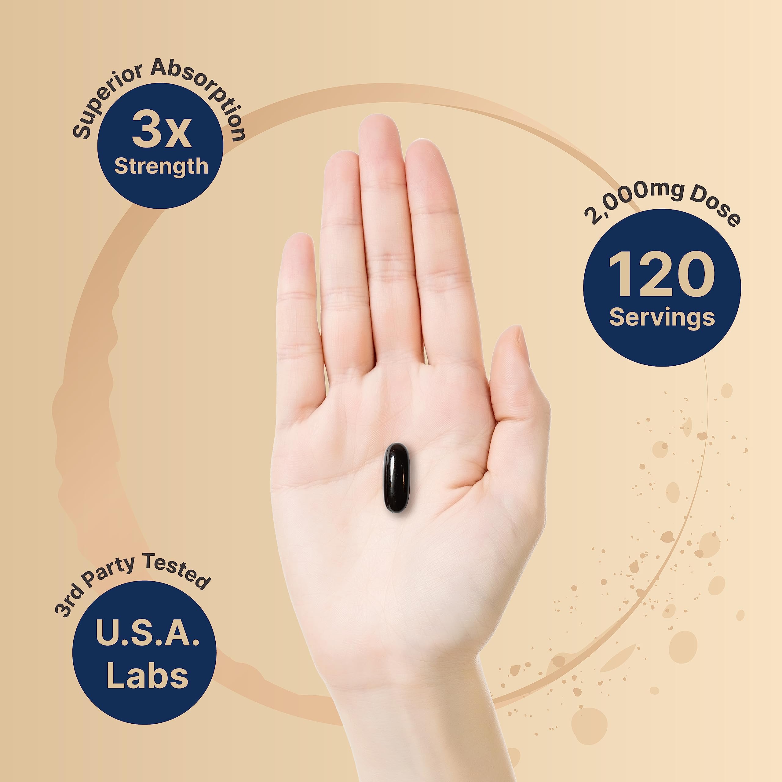 Foto 5 pulgar | Suplemento De Aceite De Krill Antártico Natubell 2000 Mg 240 Cápsulas Blandas - Venta Internacional.