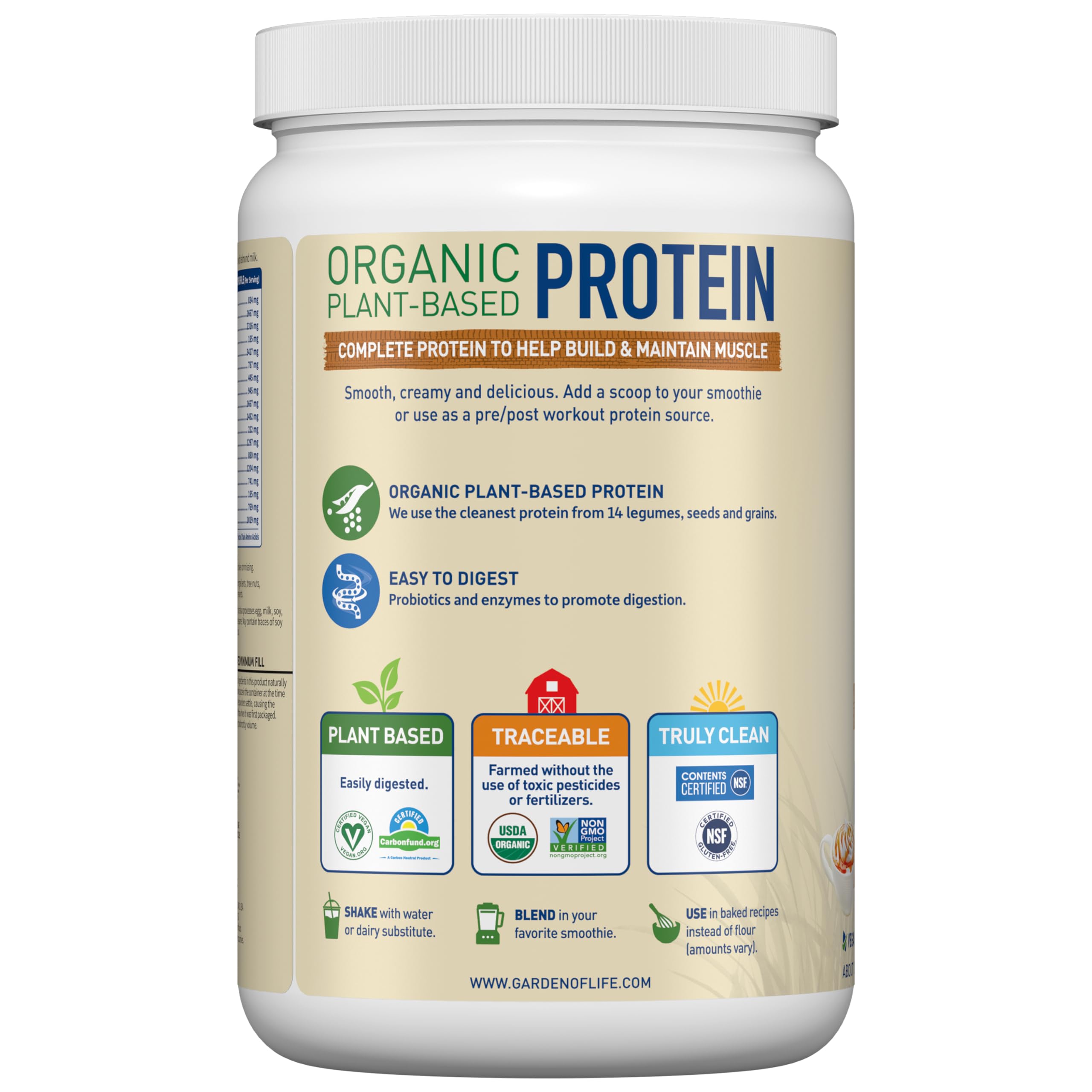 Foto 4 pulgar | Proteína En Polvo Garden Of Life Caramel Mocha Latte 20g - Venta Internacional.