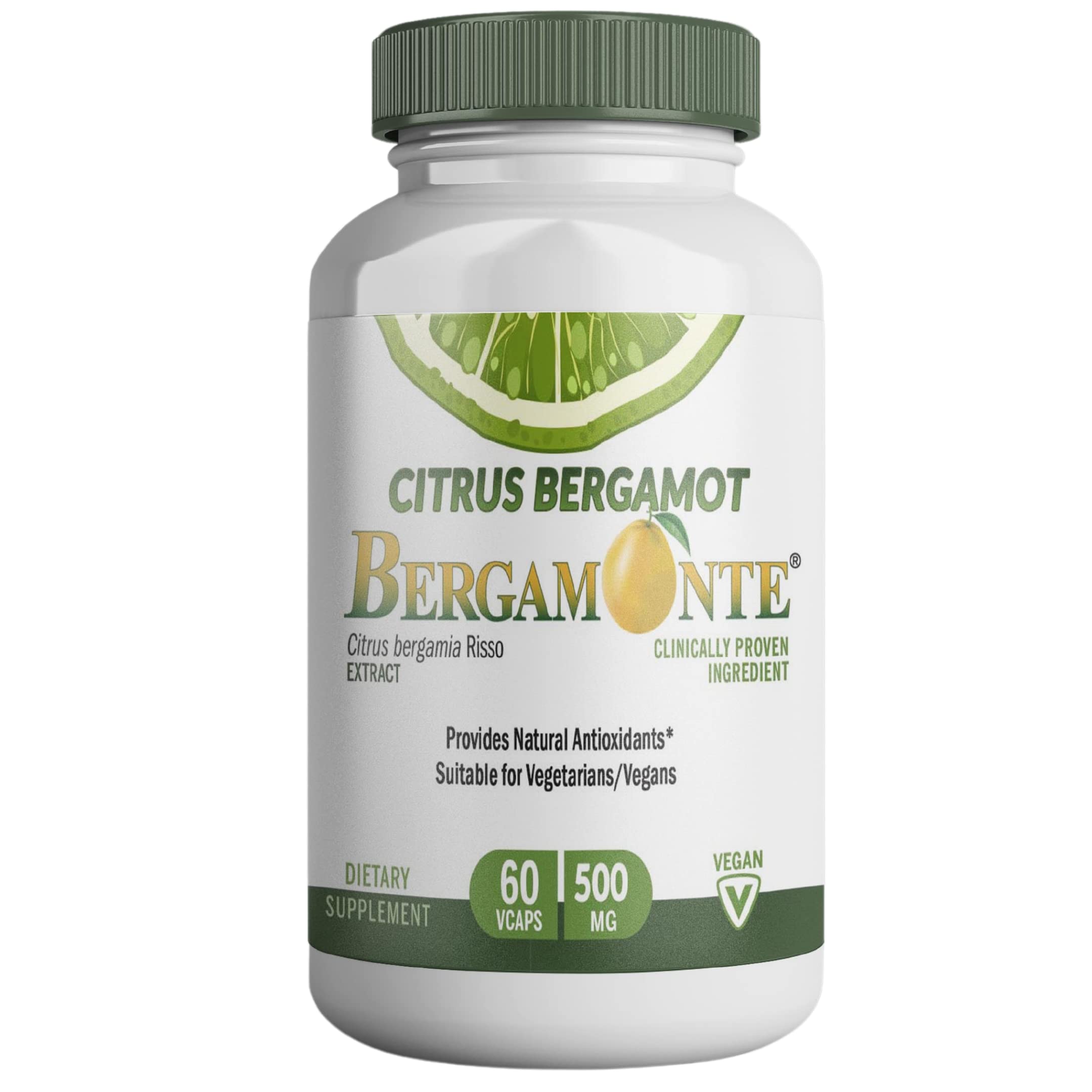 Foto 2 pulgar | Suplemento De Extracto De Bergamota Cítrica 1000 Mg 60 Cápsulas Vegano - Venta Internacional.