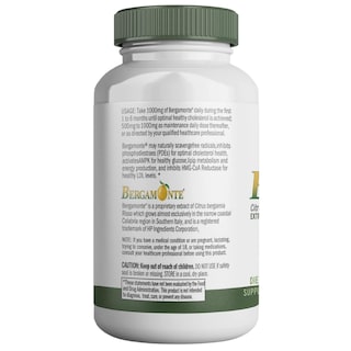Foto 3 | Suplemento De Extracto De Bergamota Cítrica 1000 Mg 60 Cápsulas Vegano - Venta Internacional.