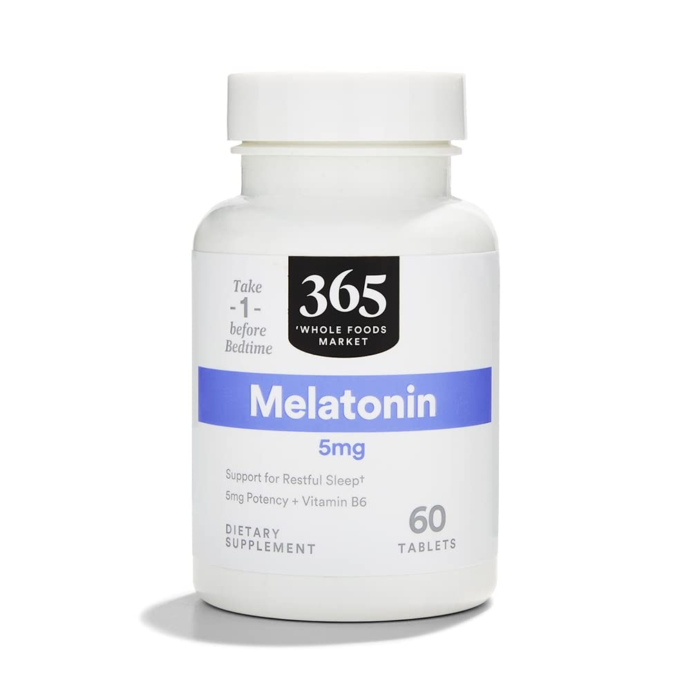 Foto 2 pulgar | Suplemento 365 De Whole Foods Market Melatonina 5 Mg 60 Comprimidos - Venta Internacional.