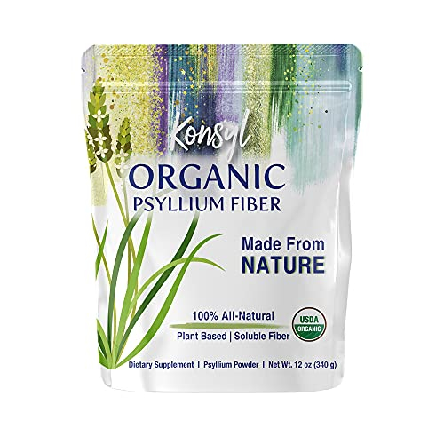 Foto 1 | Suplemento De Fibra De Psilio Konsyl Organic 340 G Certificado Por El Usda - Venta Internacional.