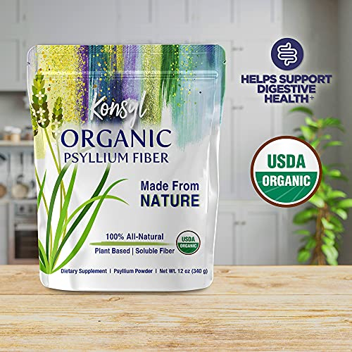 Foto 5 | Suplemento De Fibra De Psilio Konsyl Organic 340 G Certificado Por El Usda - Venta Internacional.