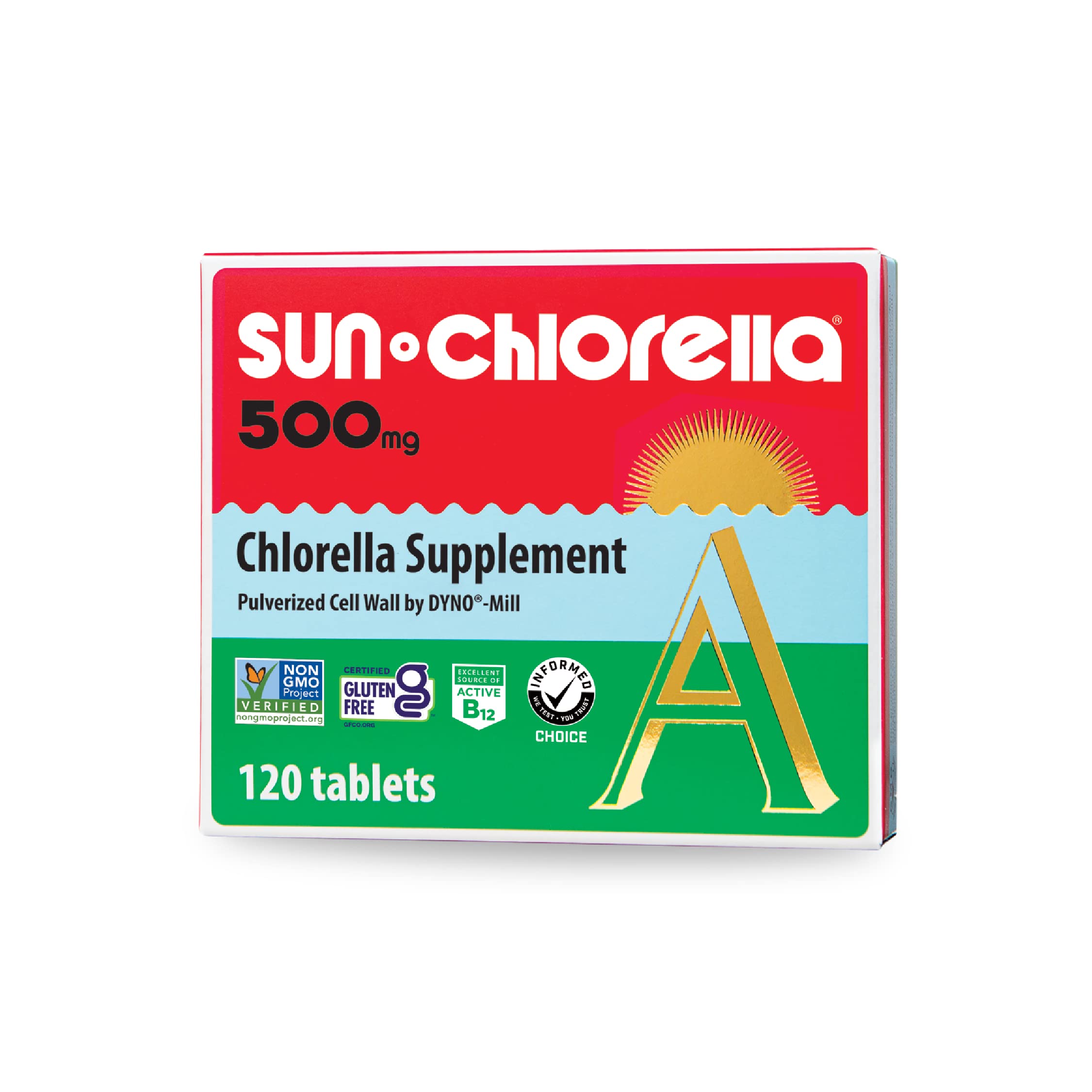 Foto 2 pulgar | Suplemento Sun Chlorella Whole Body Wellness, 500 Mg, 120 Tabletas - Venta Internacional.