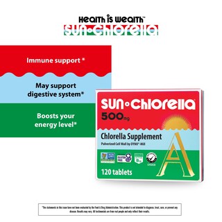 Foto 3 | Suplemento Sun Chlorella Whole Body Wellness, 500 Mg, 120 Tabletas - Venta Internacional.