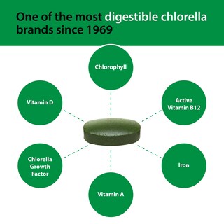 Foto 6 | Suplemento Sun Chlorella Whole Body Wellness, 500 Mg, 120 Tabletas - Venta Internacional.