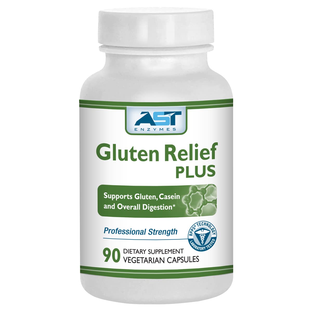 Foto 2 pulgar | Suplemento Ast Enzymes Gluten Relief Plus 90 Cápsulas - Venta Internacional.