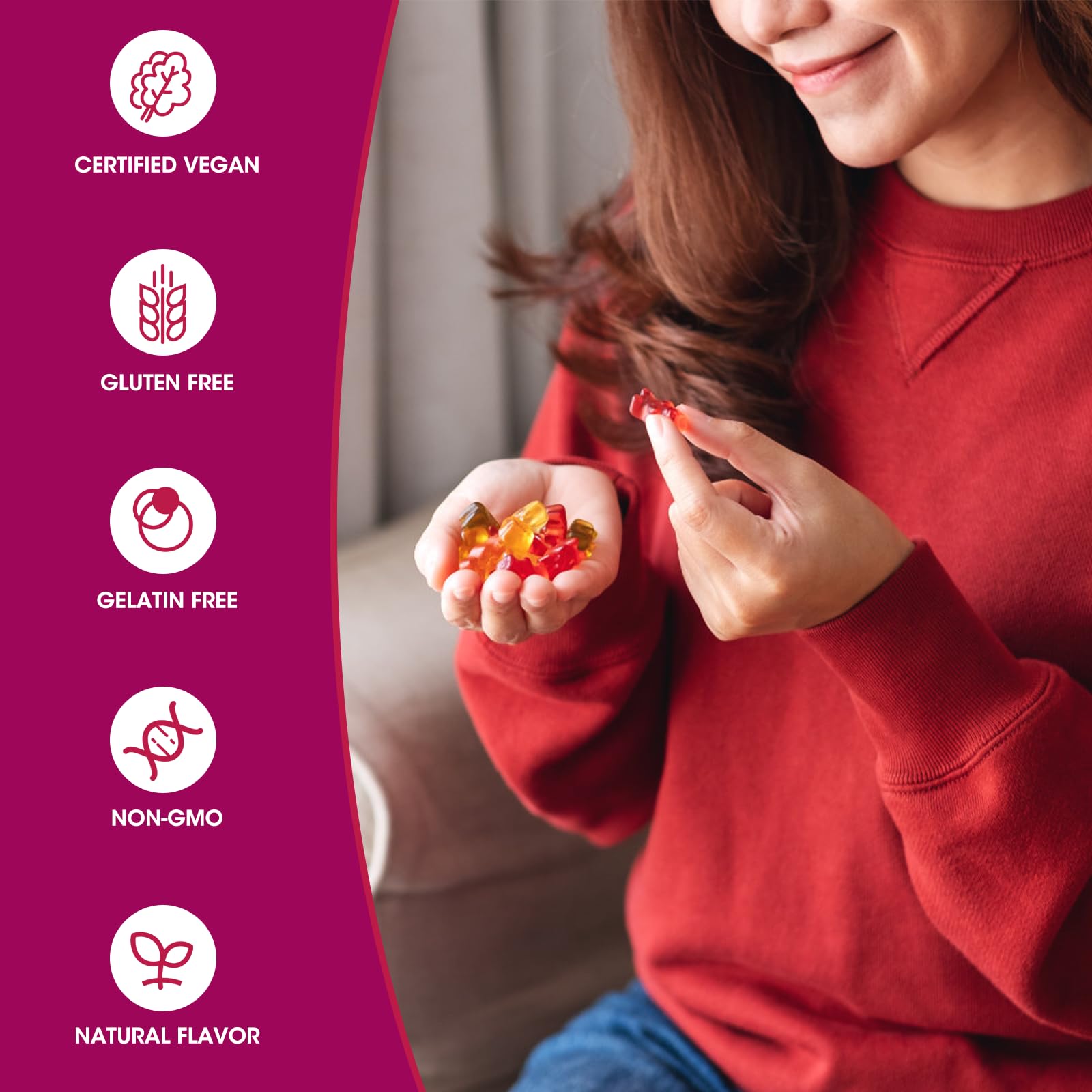 Foto 4 pulgar | Gomitas De Citrato De Magnesio Supplement Imatchme, 400 Mg (paquete De 2) - Venta Internacional.