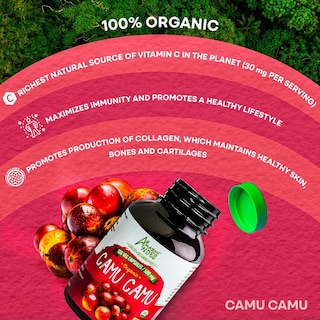 Foto 3 | Suplemento Amazon Andes Camu Camu Cápsulas De Vitamina C, 100 Cápsulas - Venta Internacional