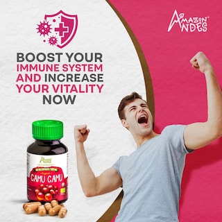 Foto 4 | Suplemento Amazon Andes Camu Camu Cápsulas De Vitamina C, 100 Cápsulas - Venta Internacional