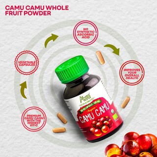 Foto 5 | Suplemento Amazon Andes Camu Camu Cápsulas De Vitamina C, 100 Cápsulas - Venta Internacional