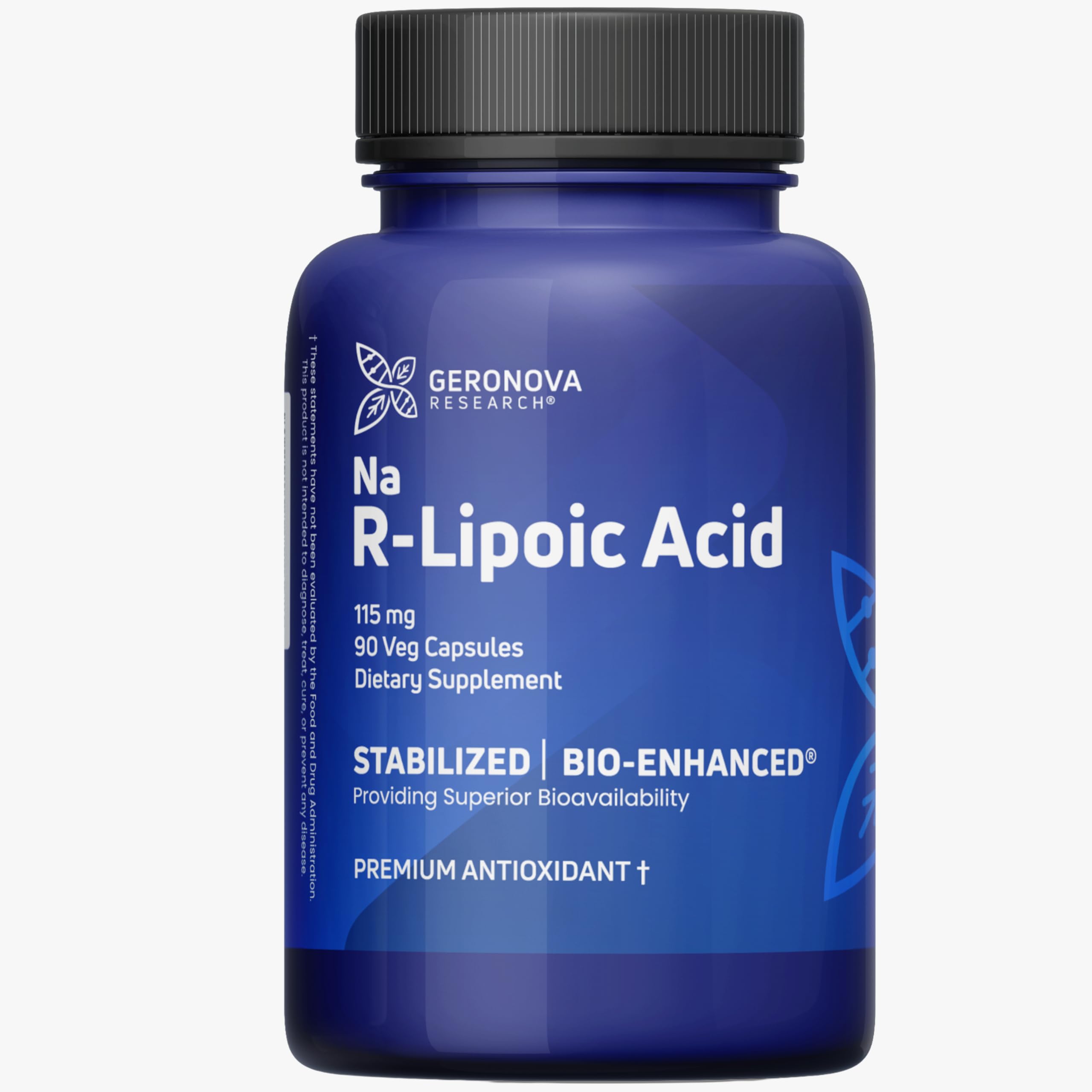 Foto 2 pulgar | Suplemento Geronova Research De Ácido R-lipoico 115 Mg 90 Cápsulas - Venta Internacional.