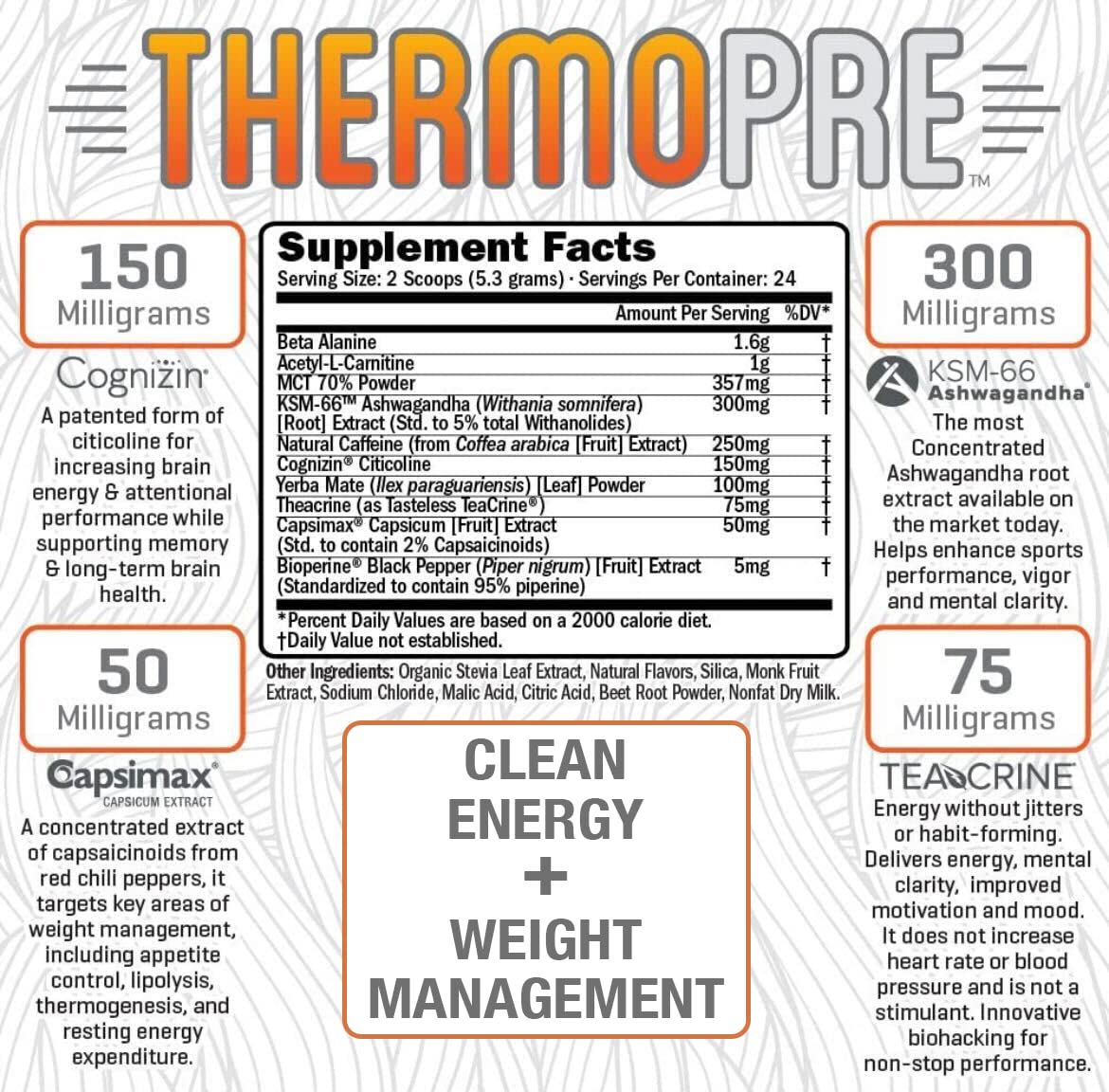 Foto 3 pulgar | Quemador De Grasa Termogénico Para Antes Del Entrenamiento Raw Synergies Thermo Pre - Venta Internacional.