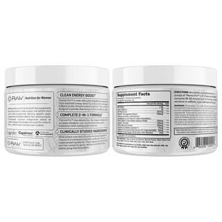 Foto 5 | Quemador De Grasa Termogénico Para Antes Del Entrenamiento Raw Synergies Thermo Pre - Venta Internacional.
