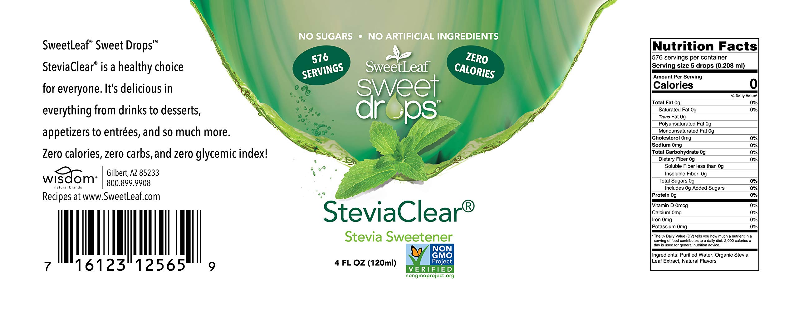 Foto 6 pulgar | Líquido Transparente Sweetleaf Stevia Stevia, 118 Ml (paquete De 2) - Venta Internacional.