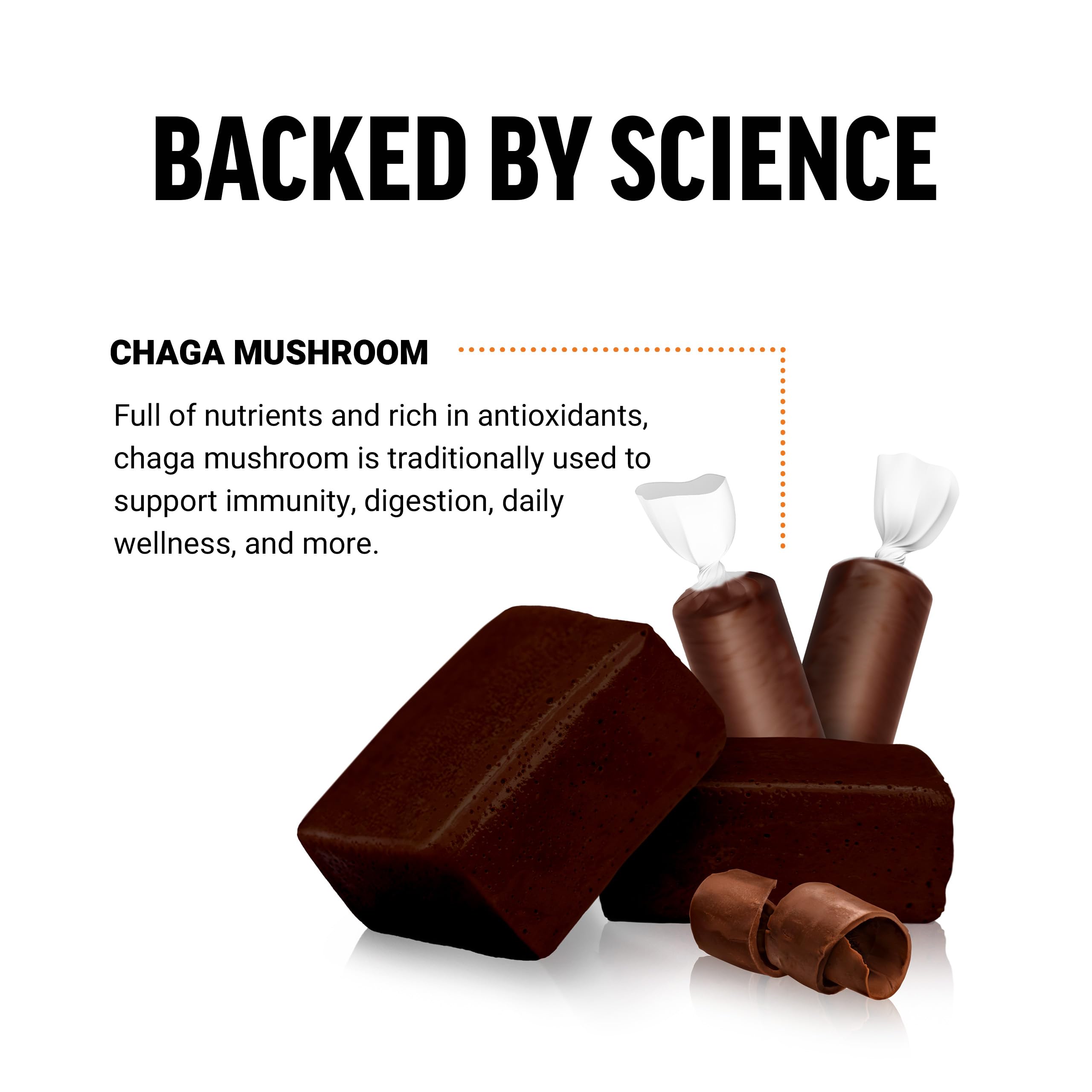 Foto 4 pulgar | Suplemento Force Factor Modern Mushrooms Chaga 30 Caramelos Masticables - Venta Internacional.