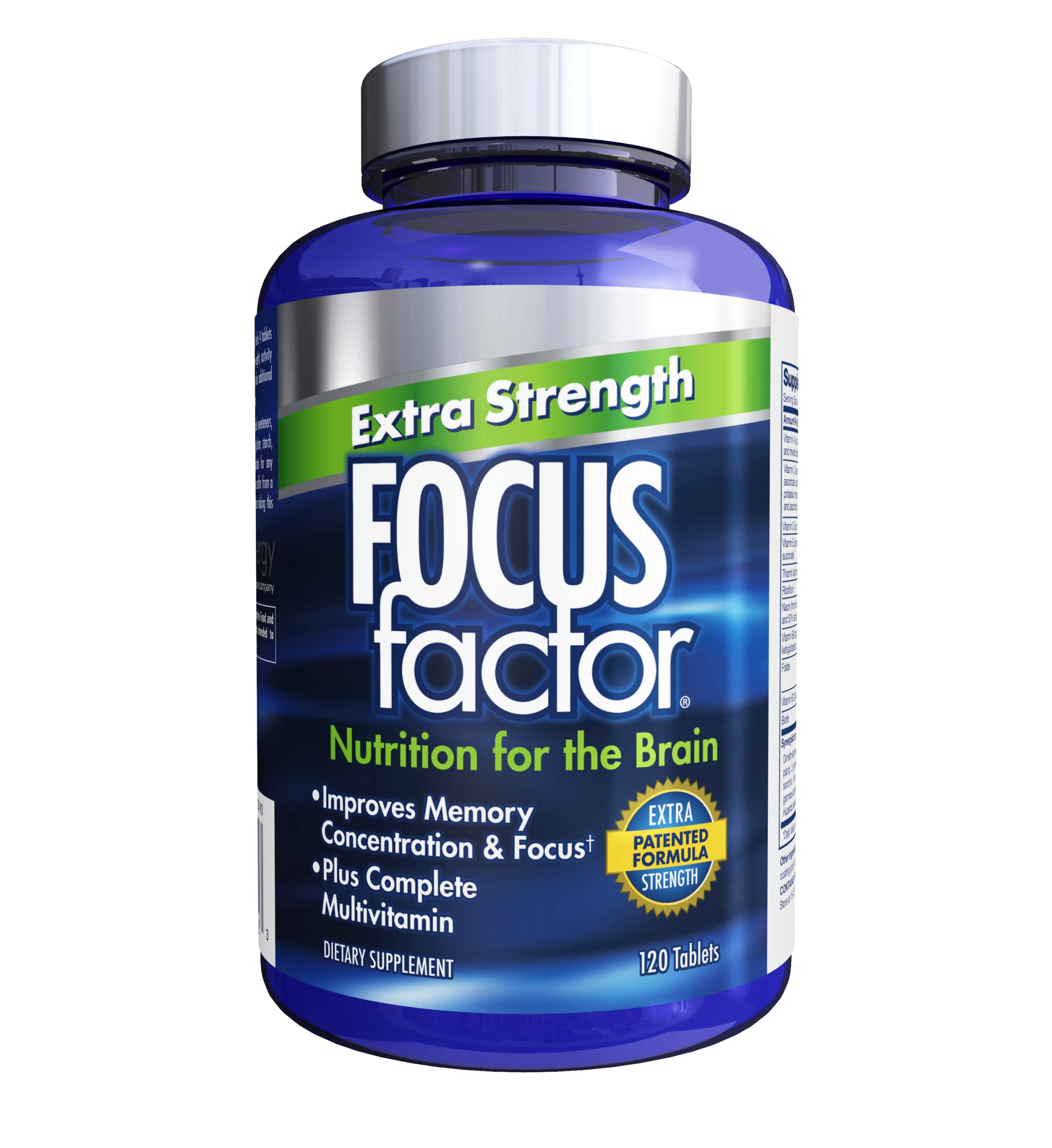 Foto 2 pulgar | Suplemento Cerebral Focus Factor Adults Extra Strength, 120 Unidades - Venta Internacional.