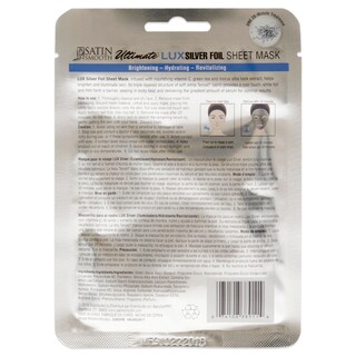 Foto 2 | Mascarilla Satin Smooth Ultimate Luxsilver Con Vitamina C Para Mujeres - Venta Internacional.
