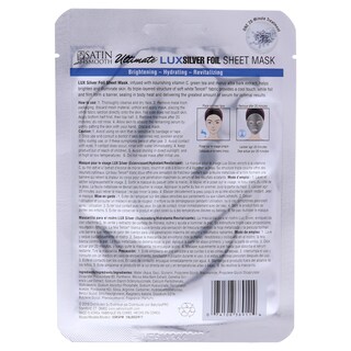 Foto 4 | Mascarilla Satin Smooth Ultimate Luxsilver Con Vitamina C Para Mujeres - Venta Internacional.