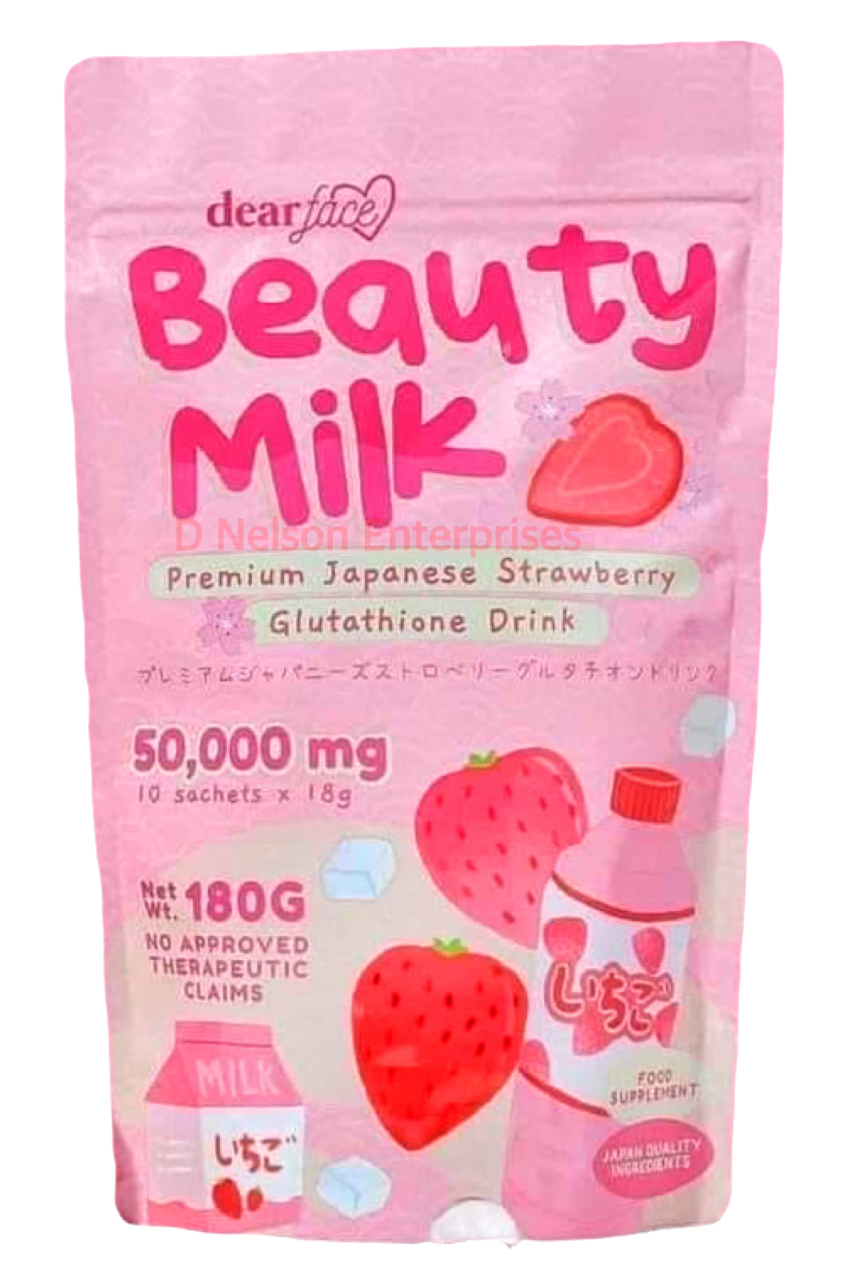 Foto 2 pulgar | Bebe Dear Face Beauty Milk Con Colágeno Japonés Y Fresa 150 - Venta Internacional.
