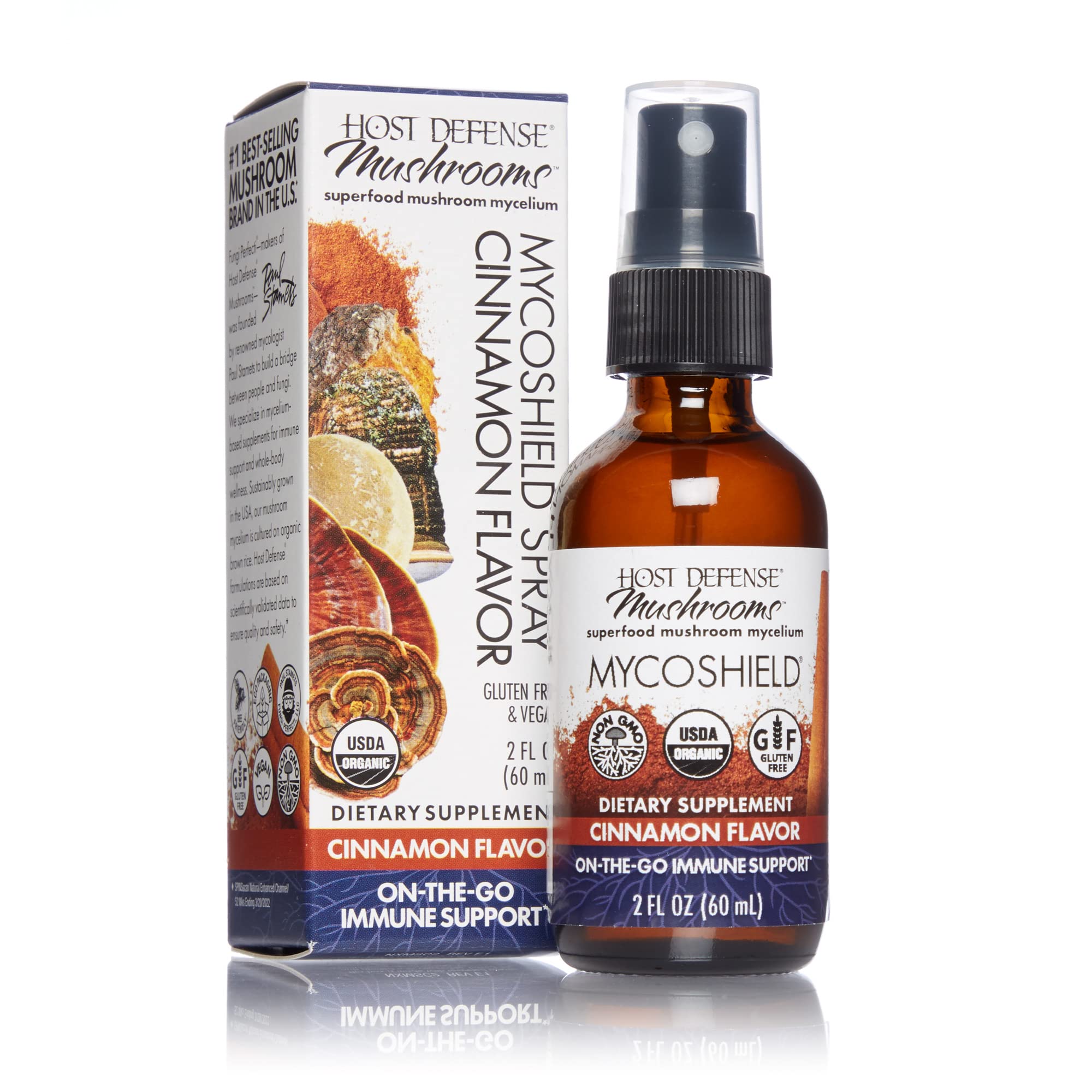 Suplemento De Hongos Host Defense Mycoshield Spray 60 Ml - Venta Internacional.