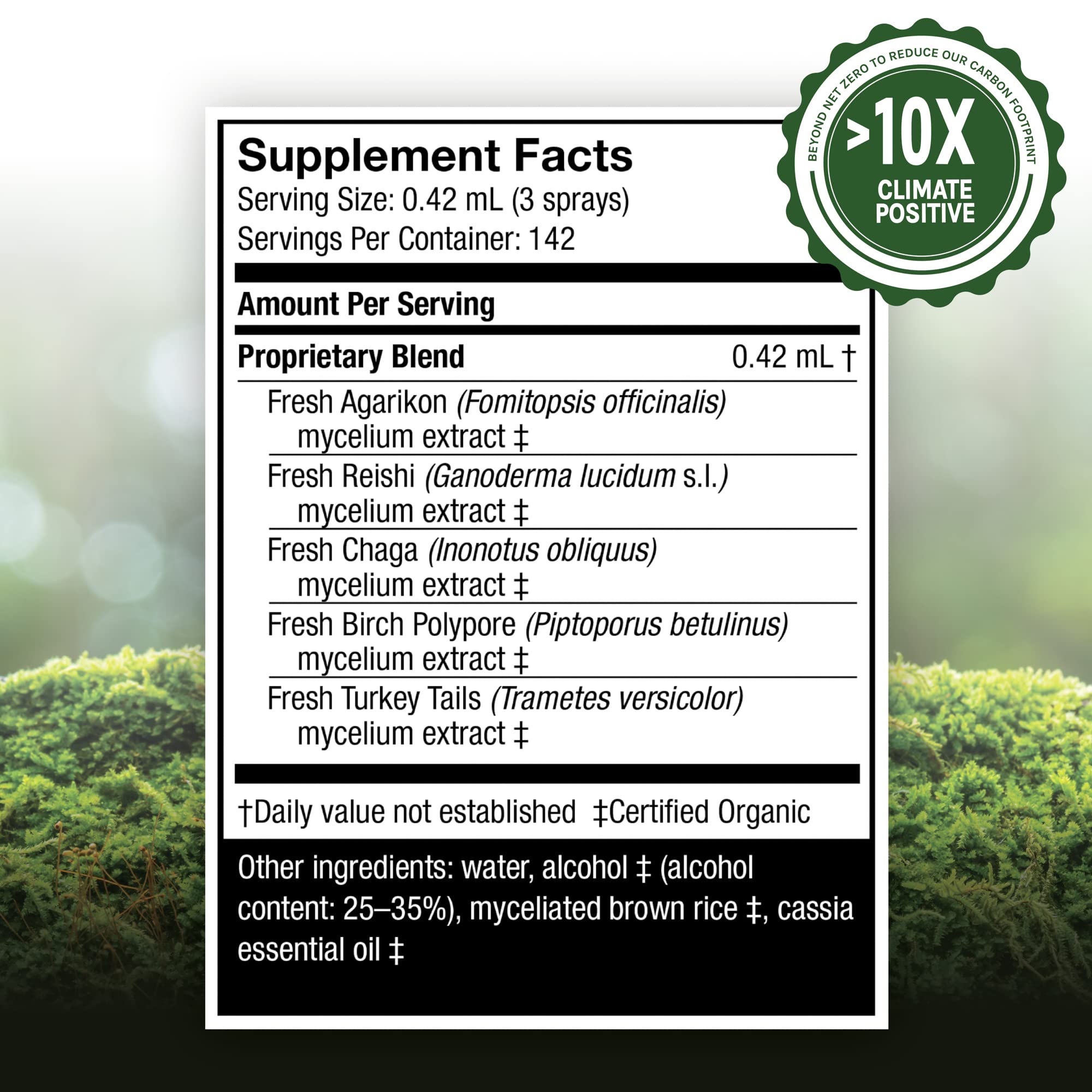 Foto 4 pulgar | Suplemento De Hongos Host Defense Mycoshield Spray 60 Ml - Venta Internacional.