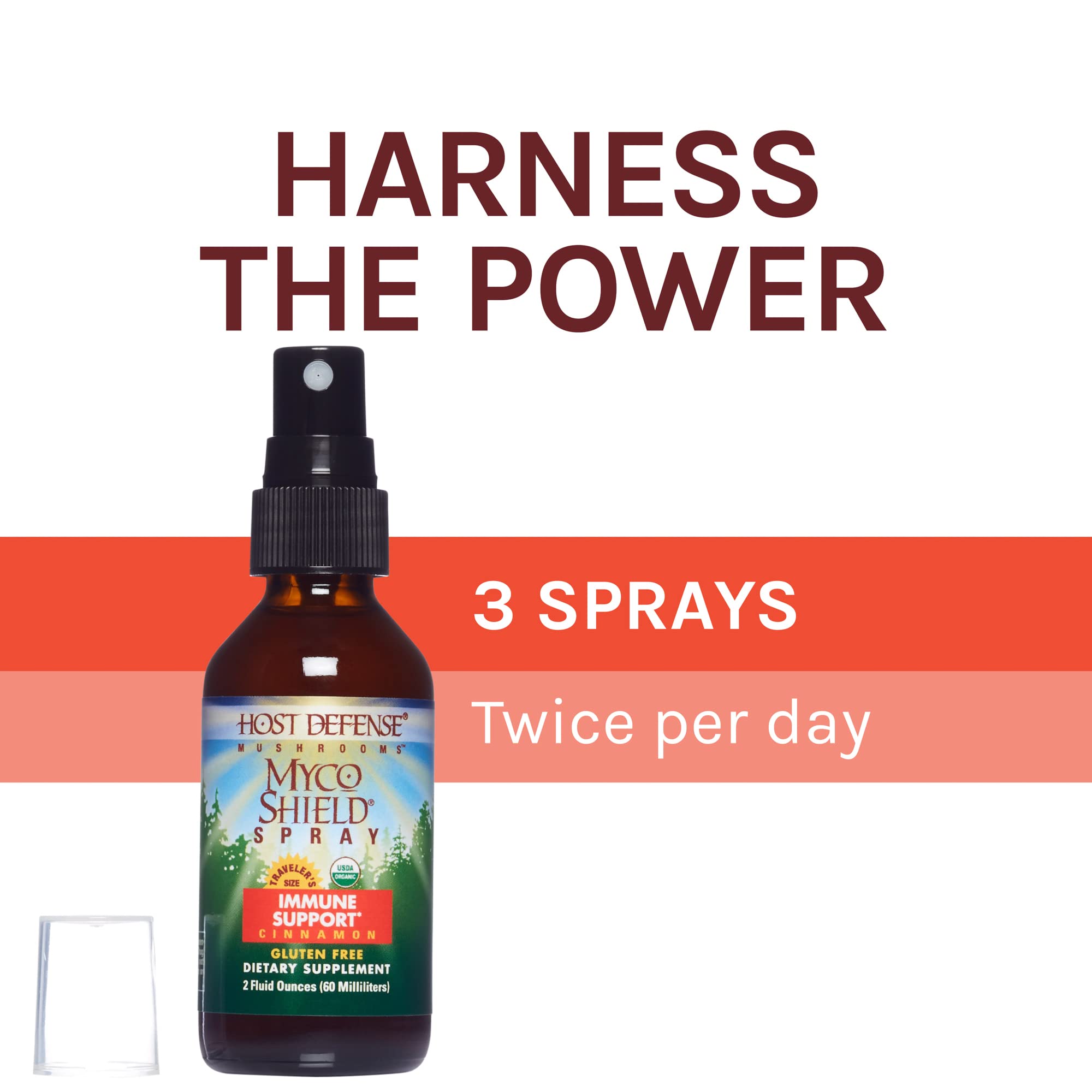 Foto 6 pulgar | Suplemento De Hongos Host Defense Mycoshield Spray 60 Ml - Venta Internacional.