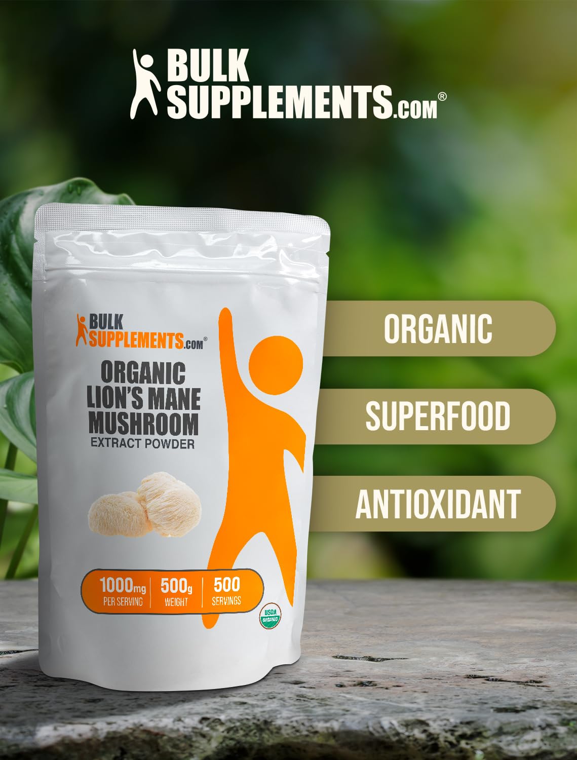 Foto 4 | Suplemento Bulksupplements.com Extracto De Hongo Melena De León  - Venta Internacional.