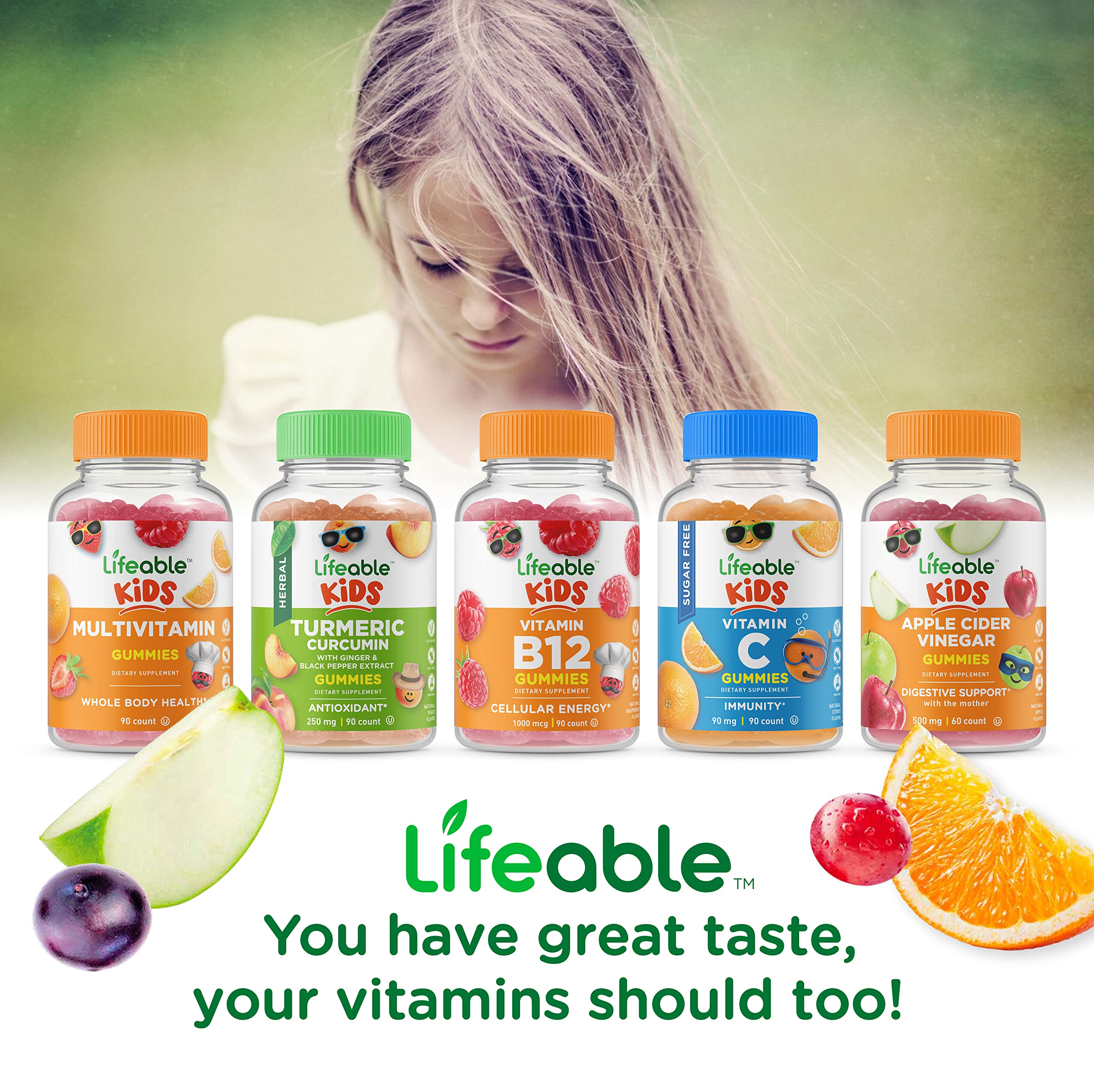Foto 5 | Gomitas De Biotina Supplement Lifeable De 5000 Mcg Para Niños, 90 Gomitas - Venta Internacional.