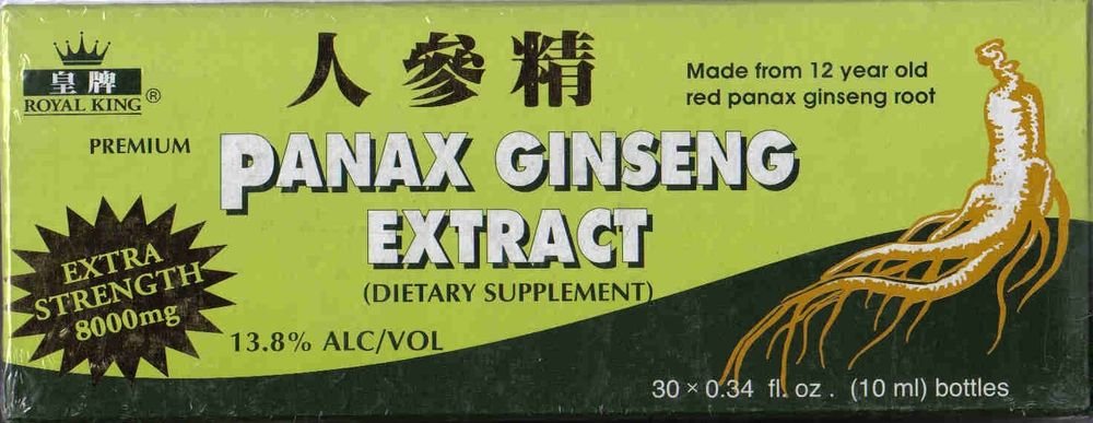 Foto 3 pulgar | Suplemento De Extracto De Ginseng Royal King Panax, 8000 Mg, 30 Frascos - Venta Internacional.