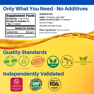Foto 5 | Suplemento De Plata Coloidal Natural Path Silver Wings 500 Ppm - Venta Internacional.
