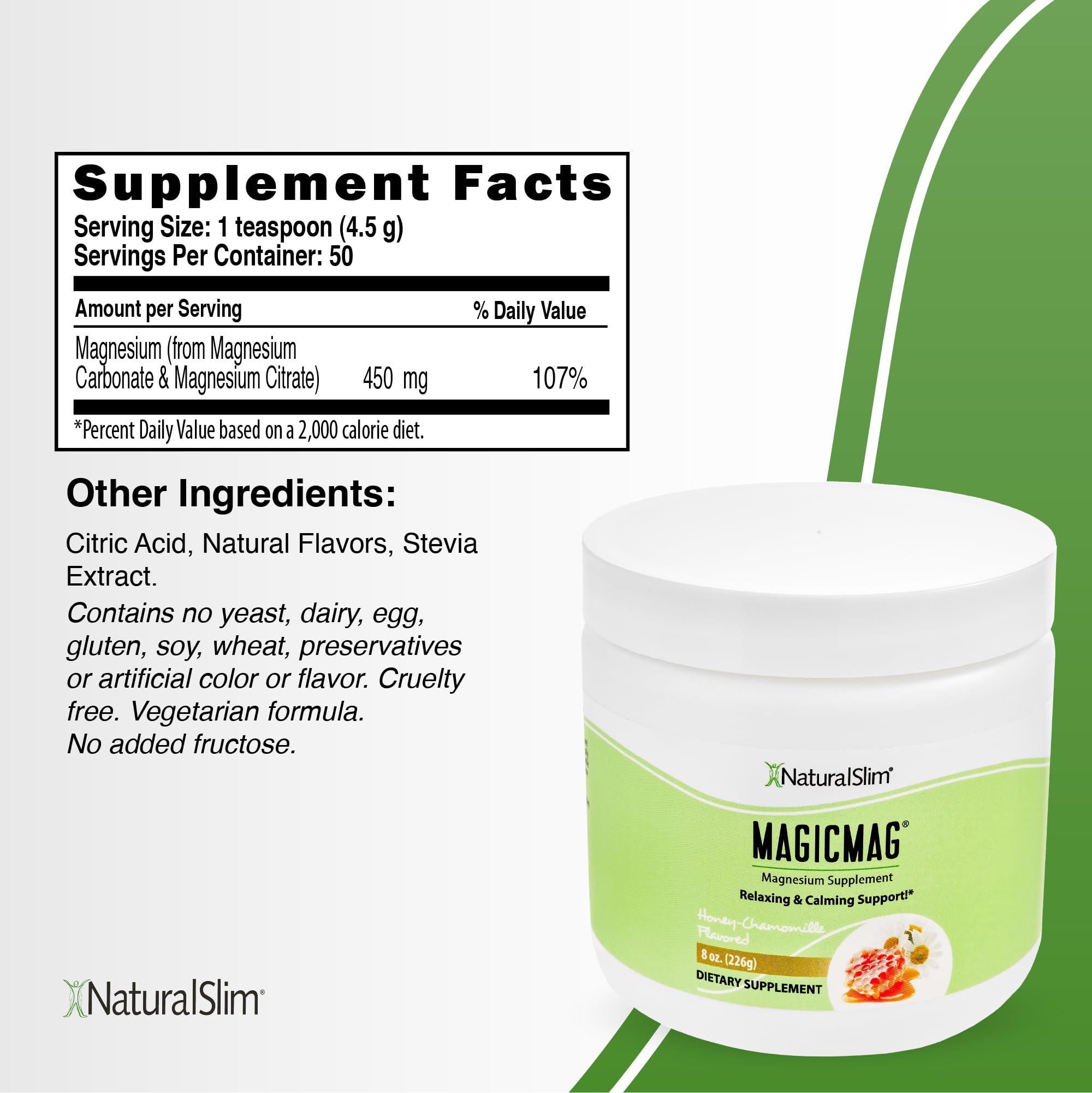 Foto 3 pulgar | Suplemento De Magnesio Naturalslim Magicmag Pure 240 Ml - Venta Internacional.