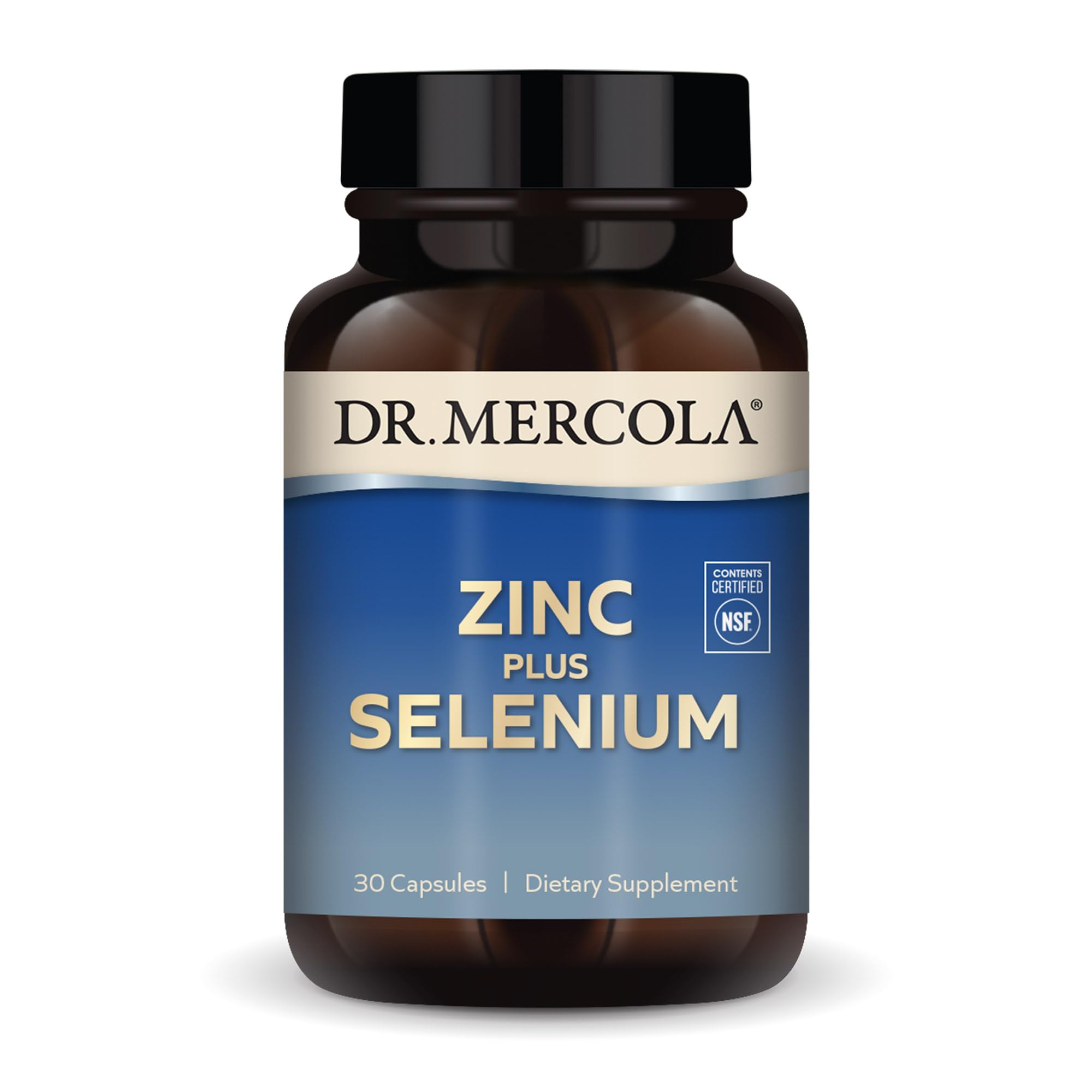Foto 2 pulgar | Suplemento Dietético Dr. Mercola Zinc Plus Selenium 30 Cápsulas - Venta Internacional.