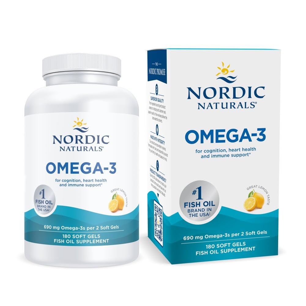 Foto 2 pulgar | Suplemento De Aceite De Pescado Omega 3 De Nordic Naturals, 180 Cápsulas Blandas - Venta Internacional.