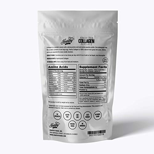 Foto 3 pulgar | Colágeno En Polvo Hearthy Foods Pure Halal Tipo I Y Iii, 500 Ml - Venta Internacional.
