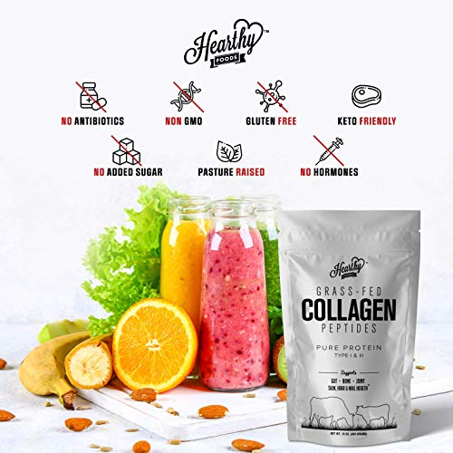 Foto 6 pulgar | Colágeno En Polvo Hearthy Foods Pure Halal Tipo I Y Iii, 500 Ml - Venta Internacional.