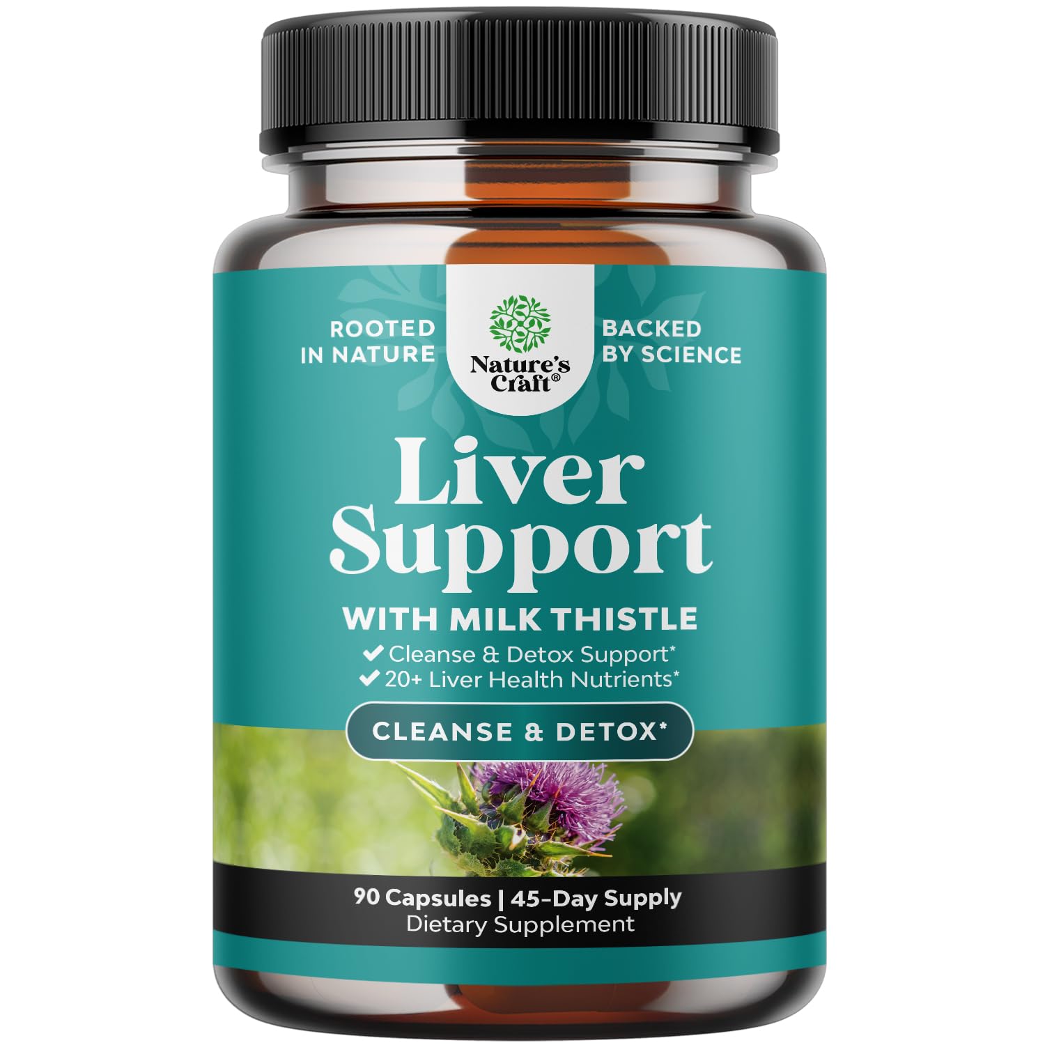 Suplemento De Limpieza Hepática Natures Craft Liver Detox 90 Cápsulas - Venta Internacional.