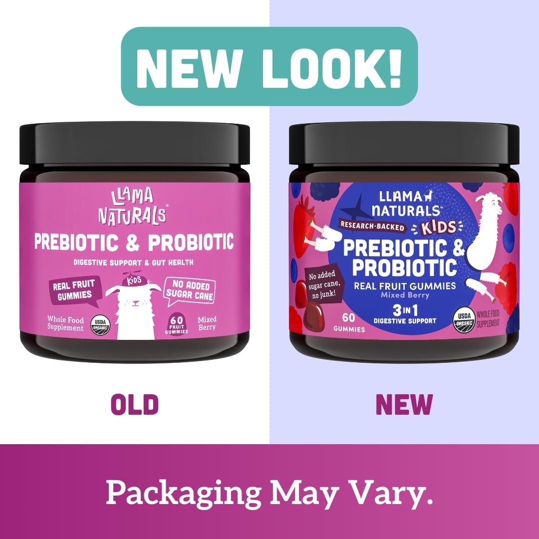 Foto 3 pulgar | Gominolas Para Niños Llama Naturals Con Mezcla De Prebióticos Y Probióticos Con Bayas - Venta Internacional.