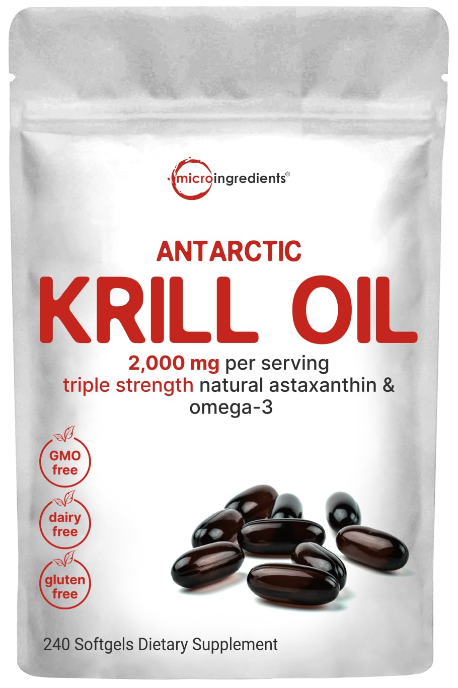 Foto 1 | Suplemento De Microingredientes: Aceite De Krill Antártico, 2000 Mg - Venta Internacional.